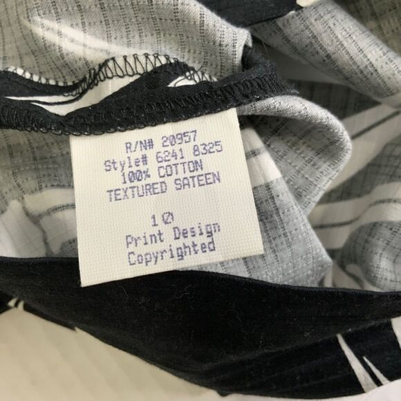 TORI RICHARD 100% Cotton Tropical Print Dress Sz 10 - Picture 10 of 11